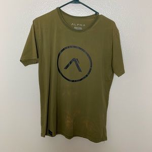 Alpha Olive Green Shirt Medium